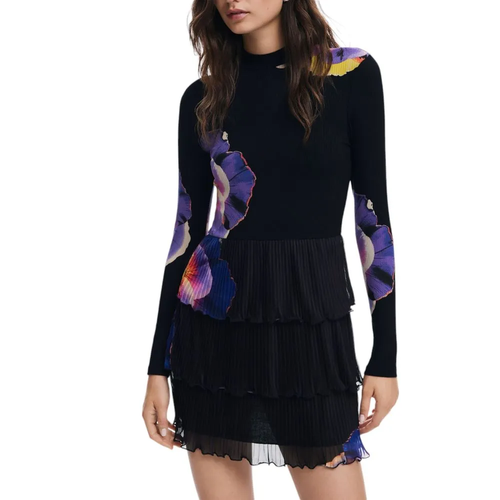 Desigual Women's Black Viscose Dress