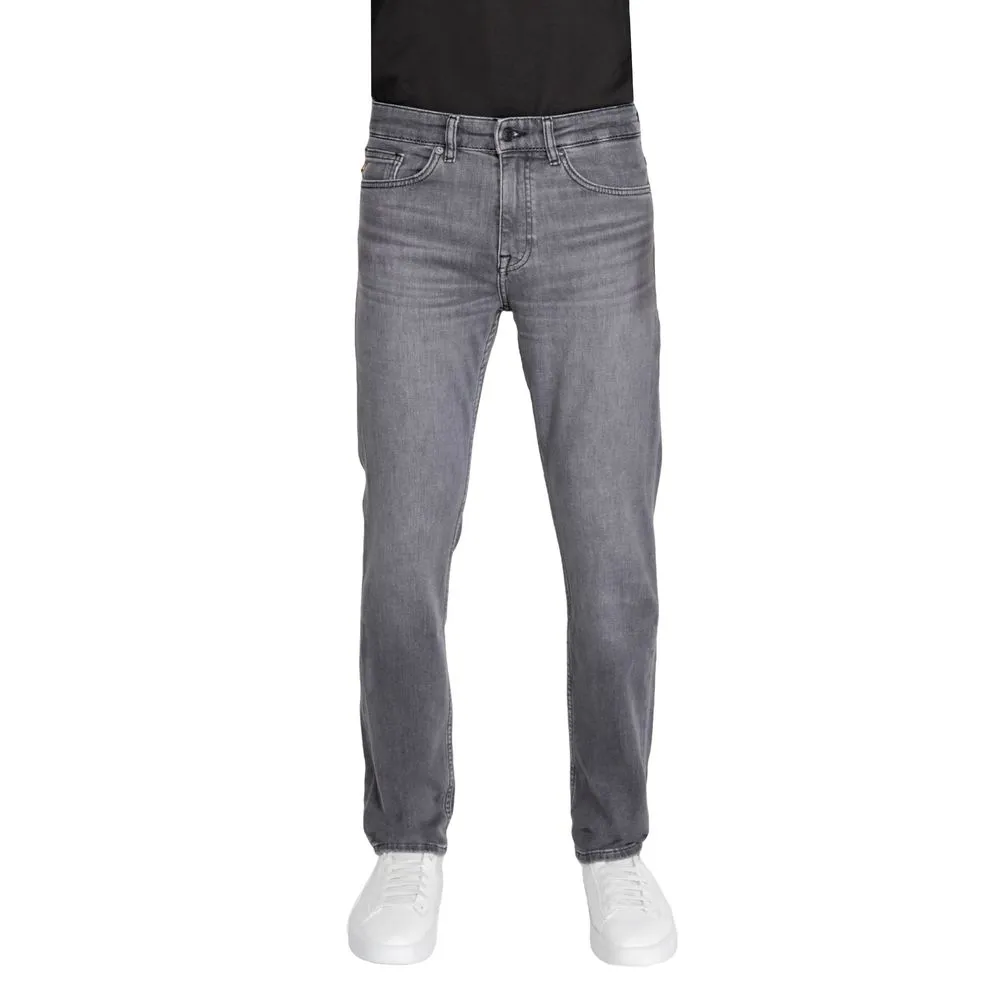 Hugo Boss Men's Black Cotton Jeans & Pant