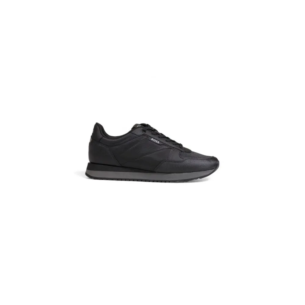Hugo Boss Men's Black Fabric Sneaker