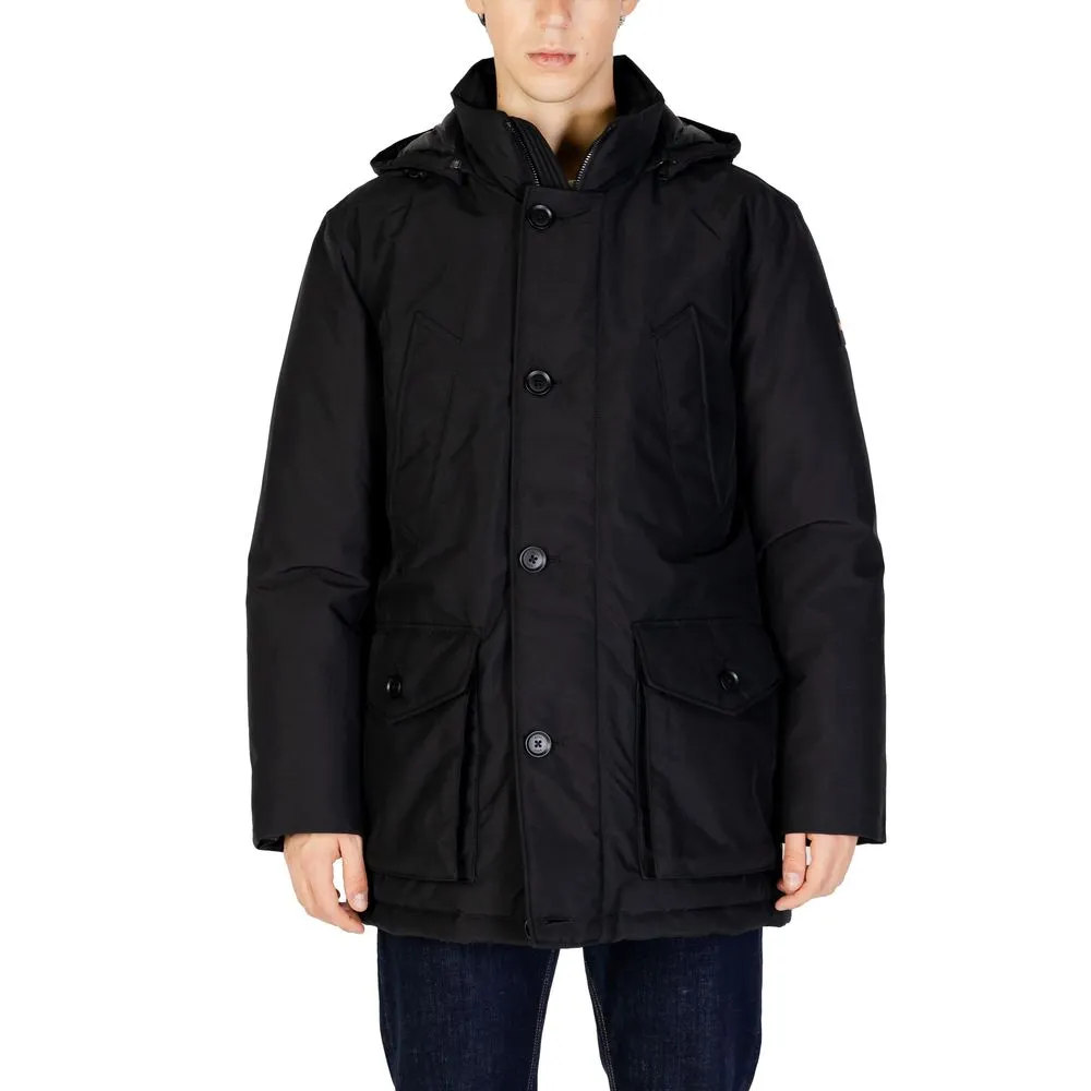 Hugo Boss Men's Black Polyester Jacket