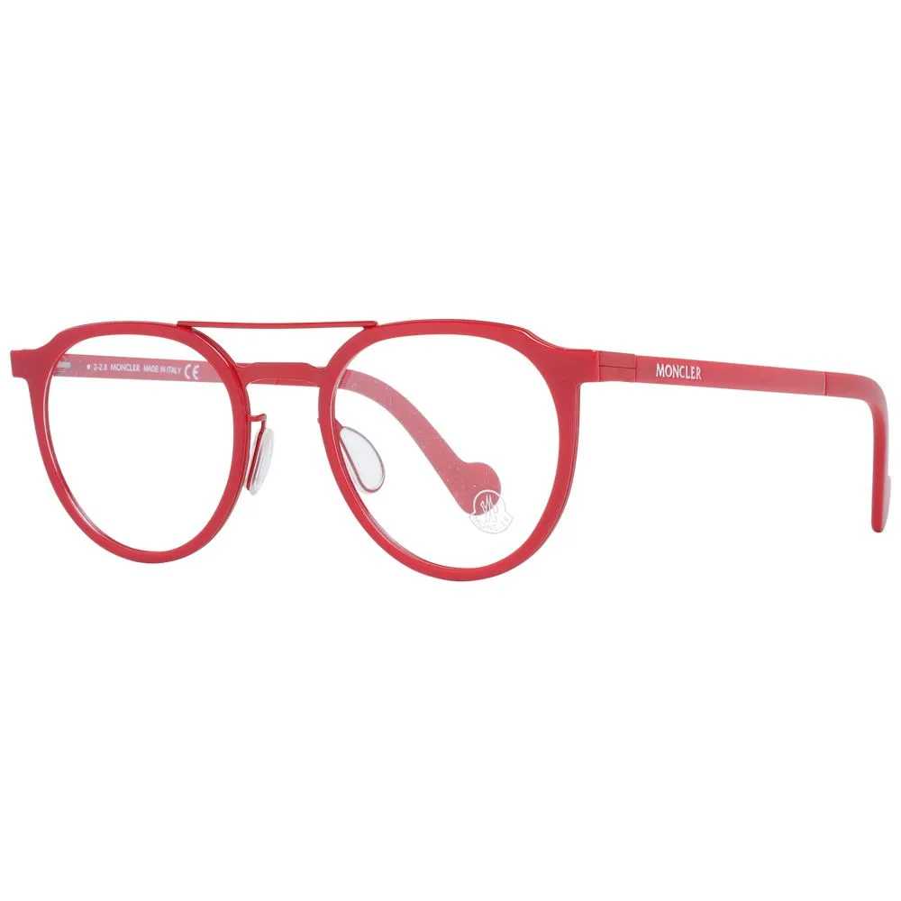 Moncler Unisex Red Unisex Optical Frames