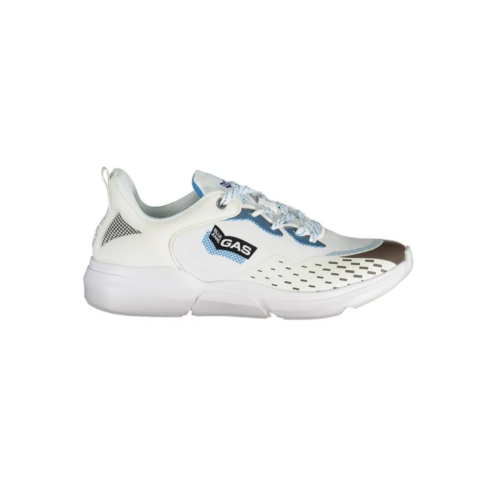 Gas Men's White Artificial Leather Sneaker