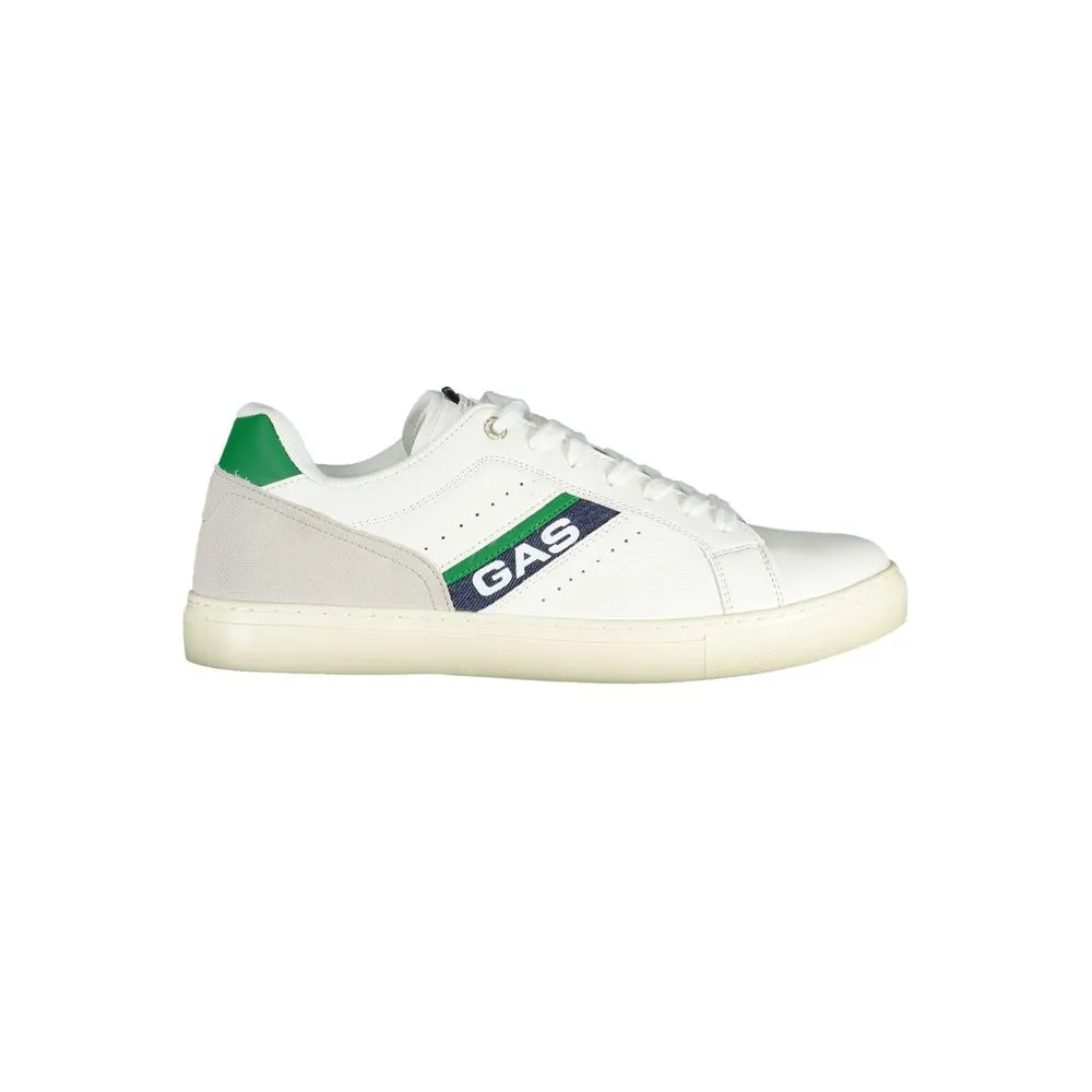 Gas Men's White Polyester Sneaker