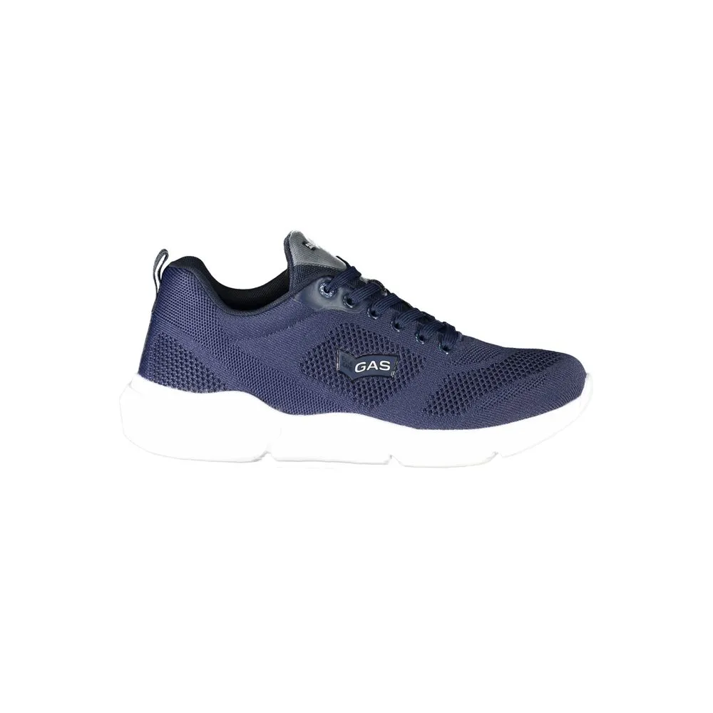 Gas Men's Blue Polyester Sneaker