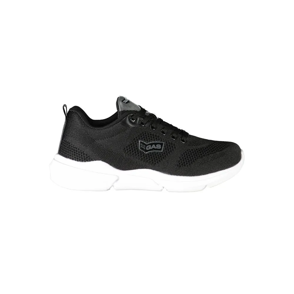 Gas Women's Black Polyester Sneaker