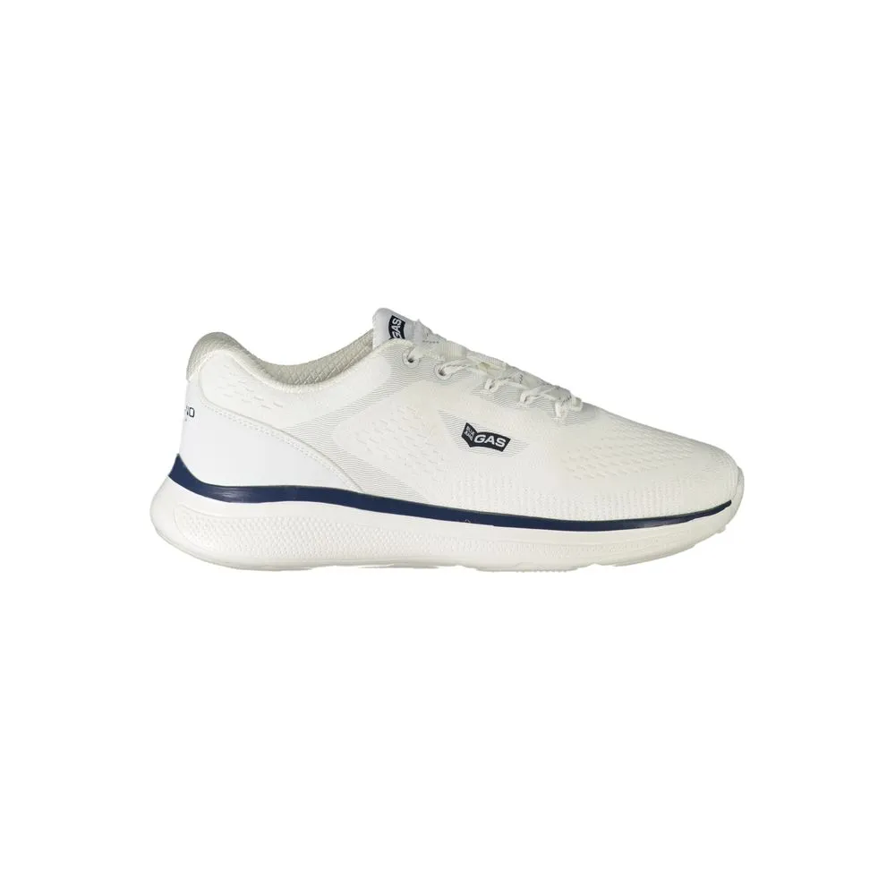Gas Men's White Polyester Sneaker