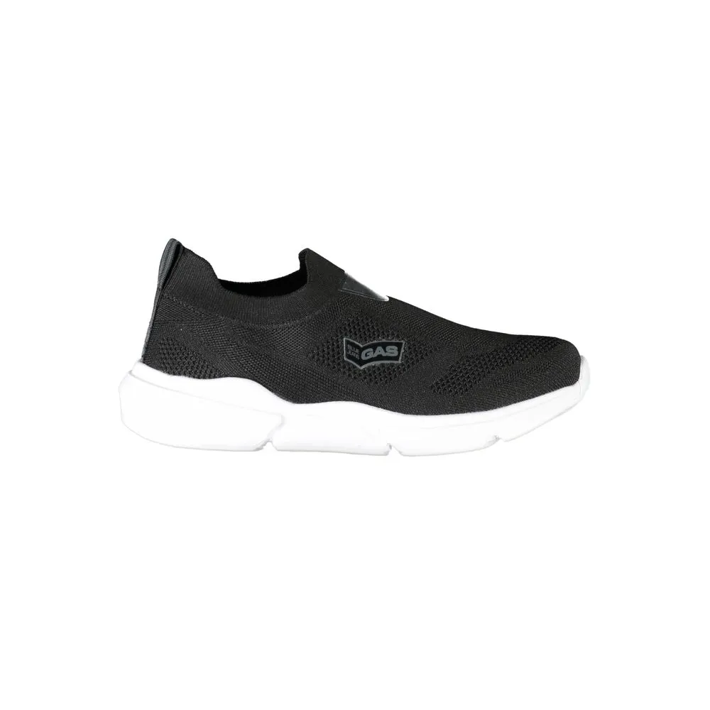 Gas Men's Black Polyester Sneaker