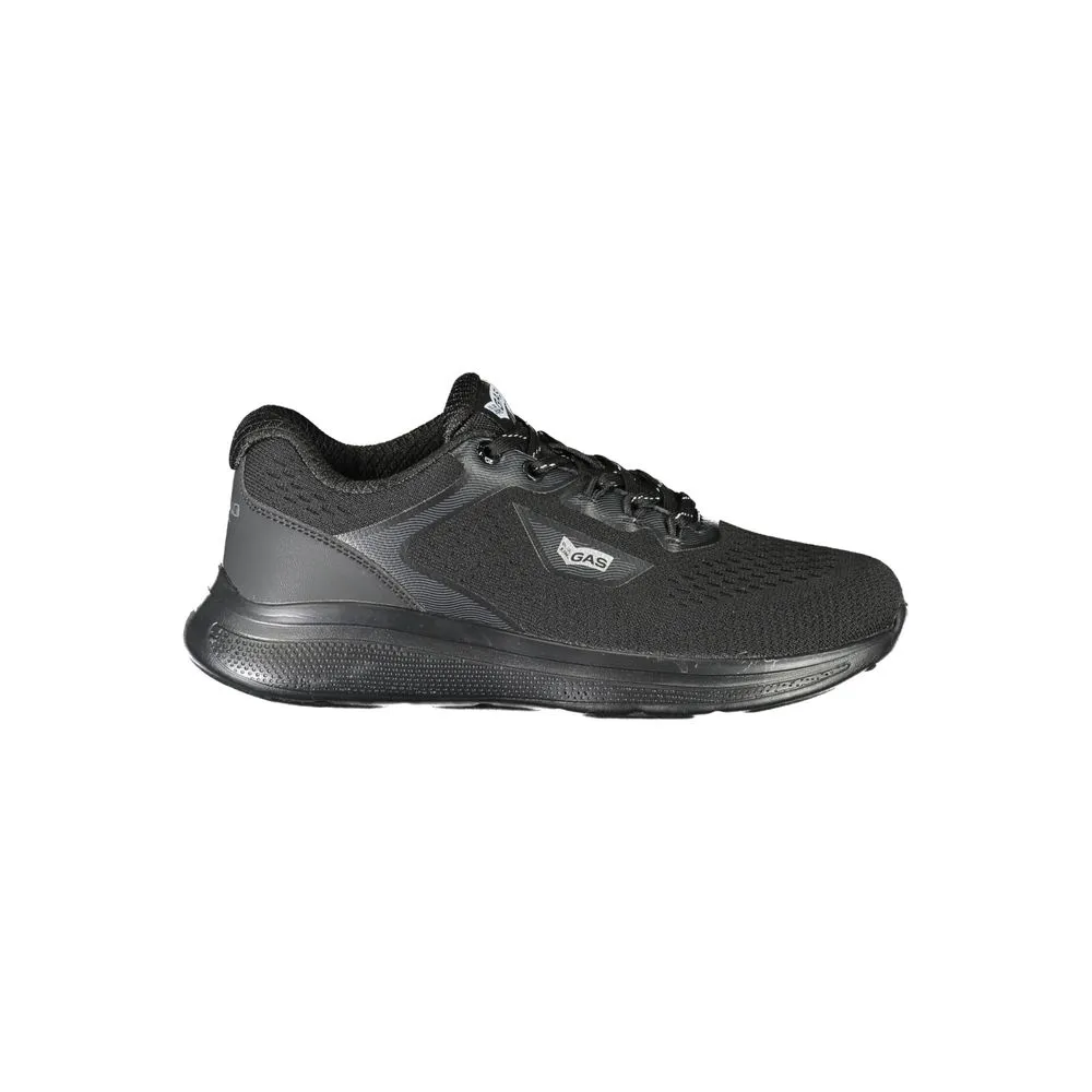 Gas Women's Black Polyester Sneaker