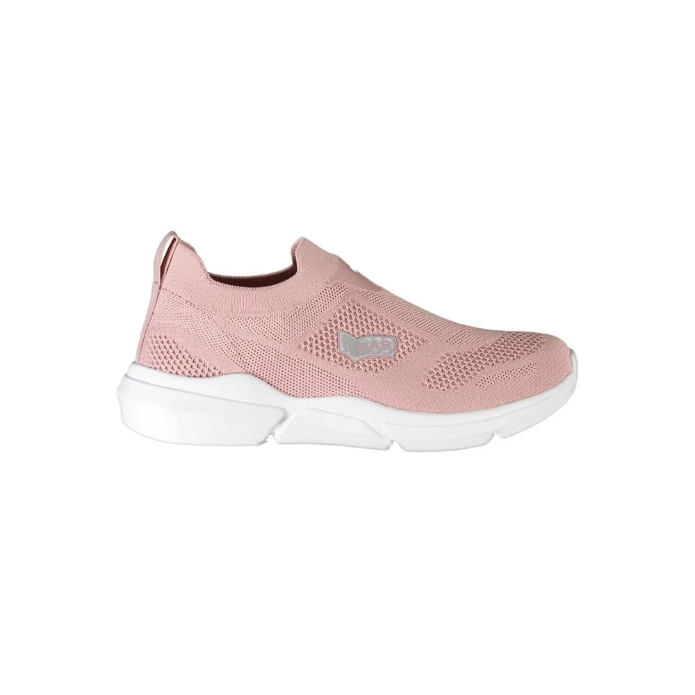Gas Women's Pink Polyester Sneaker