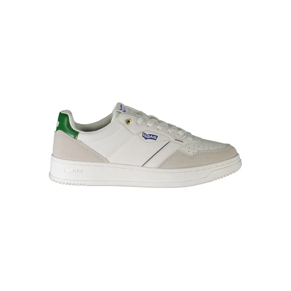 Gas Men's White Polyester Sneaker