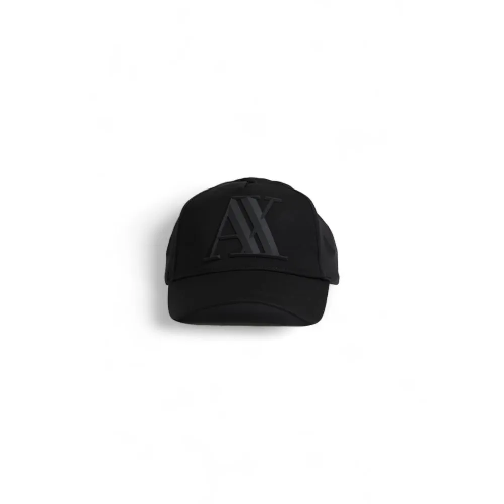 Armani Exchange Men's Black Polyester Hats & Cap