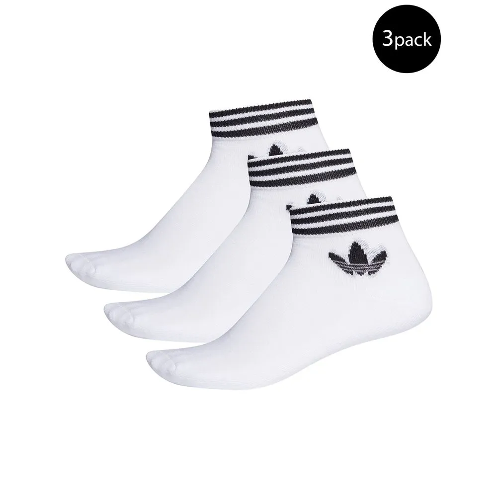 Adidas Men's White Cotton Sock