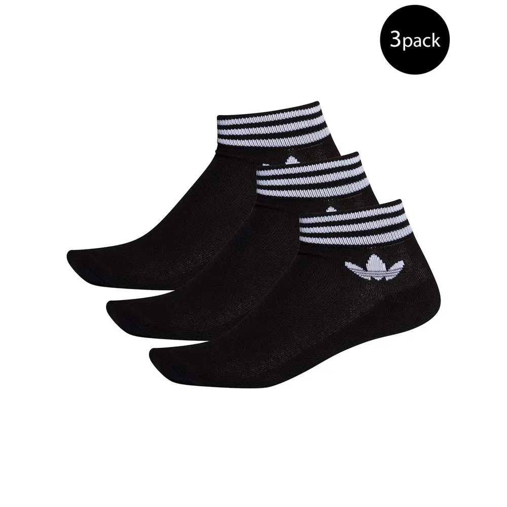 Adidas Men's Black Cotton Sock