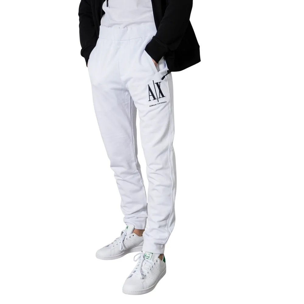 Armani Exchange Men's White Cotton Jeans & Pant