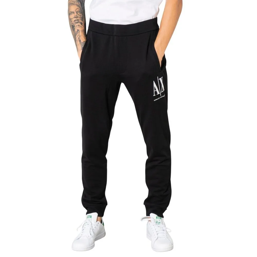 Armani Exchange Men's Black Cotton Jeans & Pant