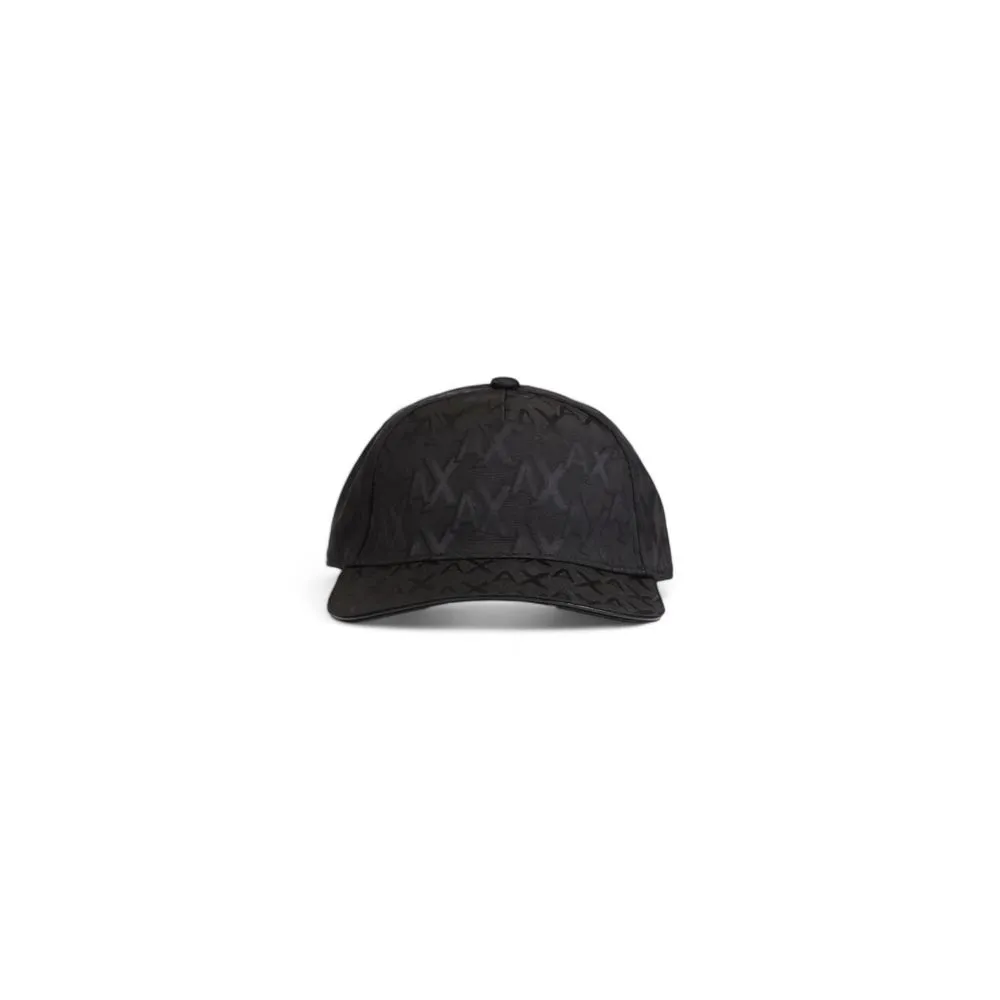 Armani Exchange Men's Black Polyester Hats & Cap