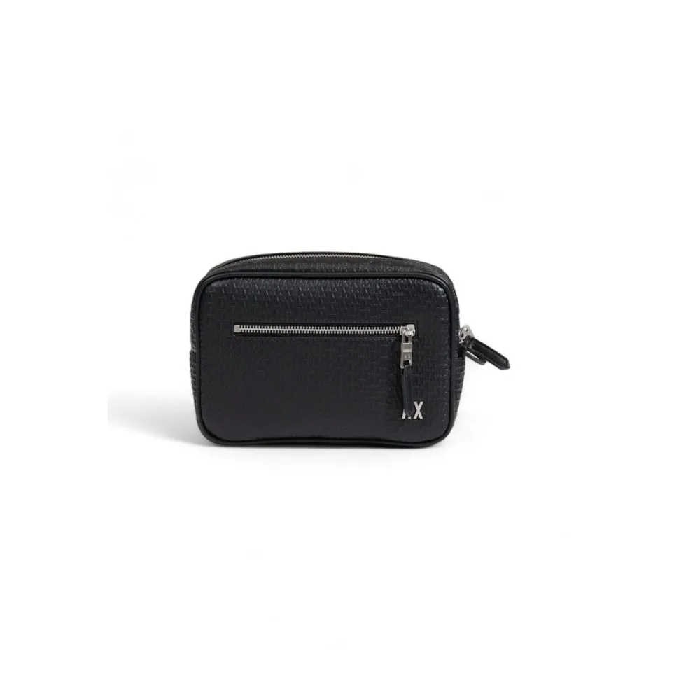 Armani Exchange Men's Black Polyester Luggage And Travel