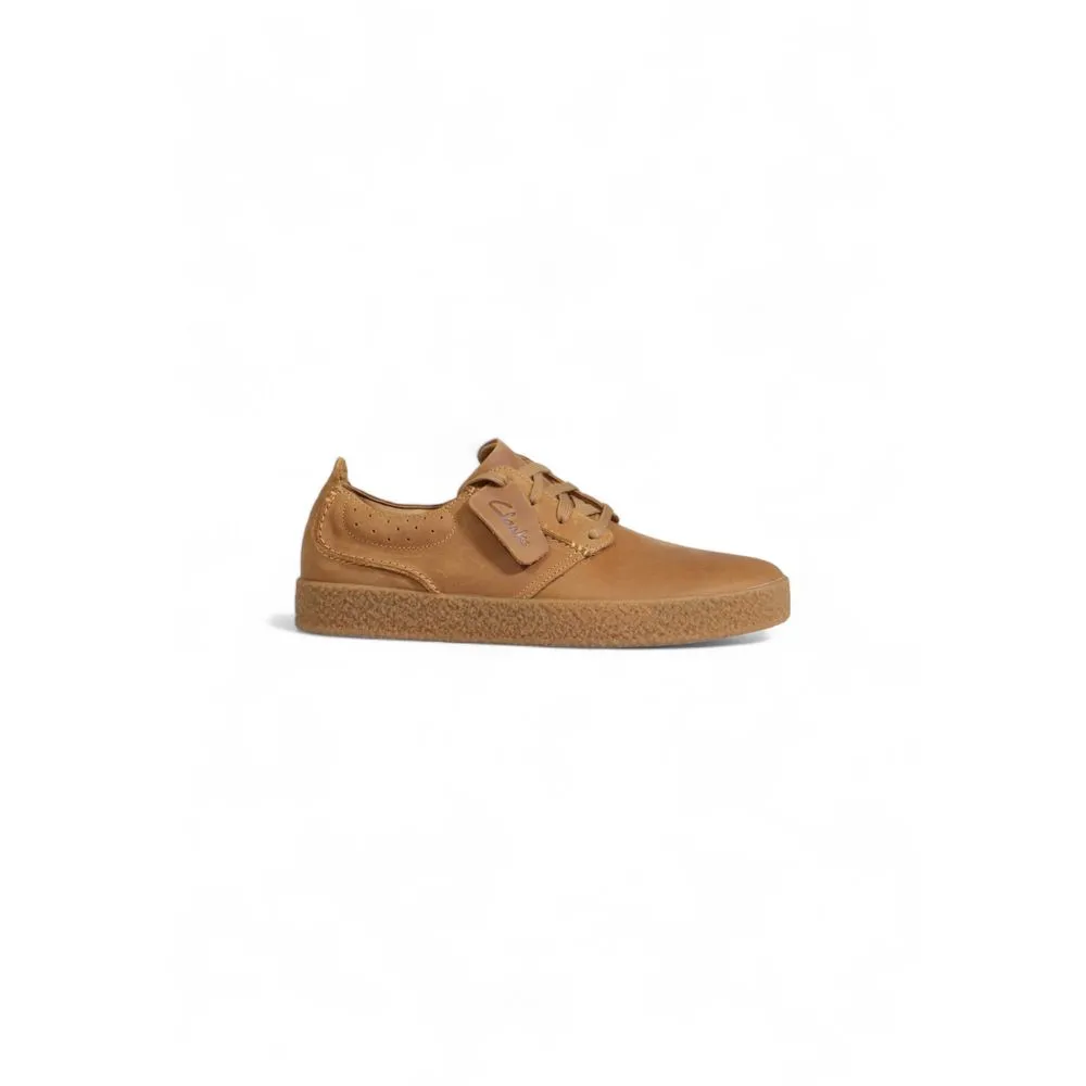 Clarks Men's Beige Suede Leather Casual