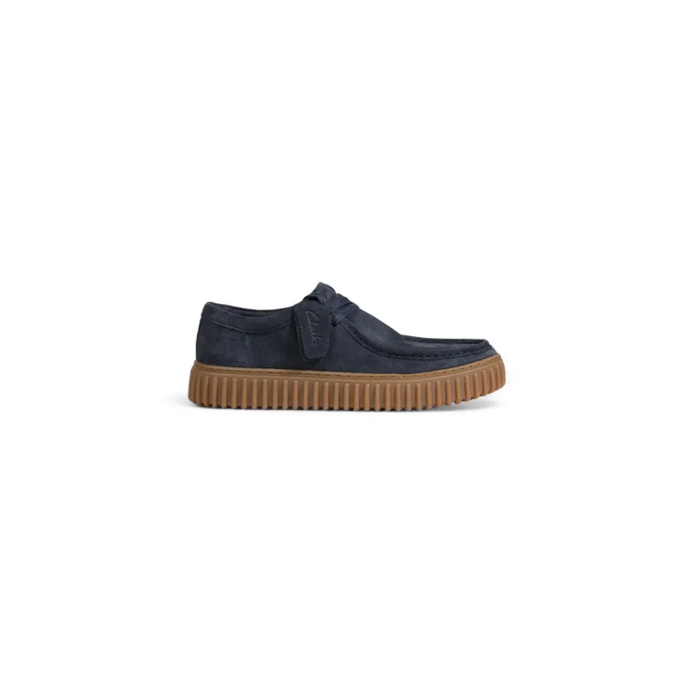 Clarks Men's Blue Suede Casual