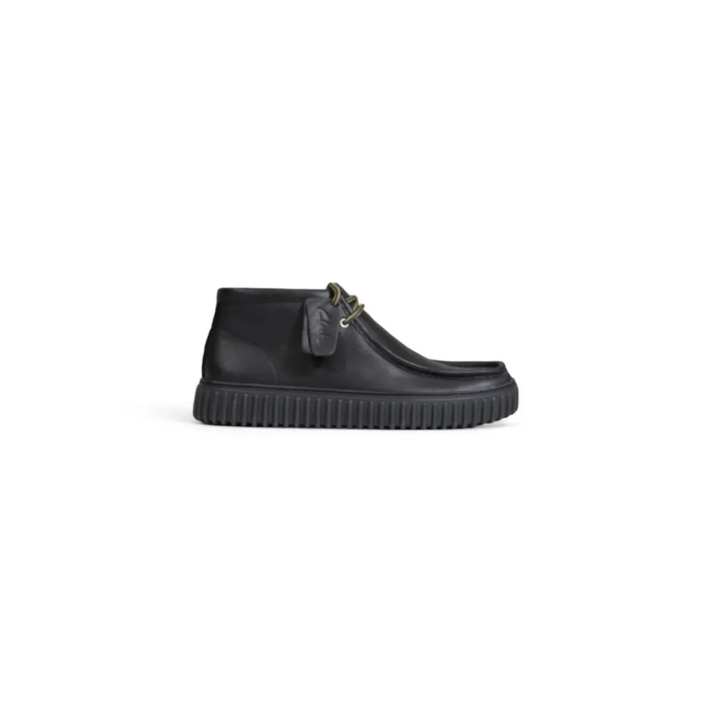 Clarks Men's Black Leather Casual