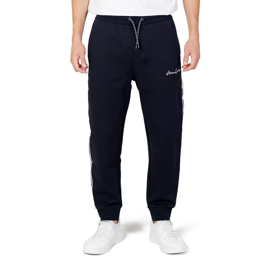 Armani Exchange Men's Blue Cotton Jeans & Pant