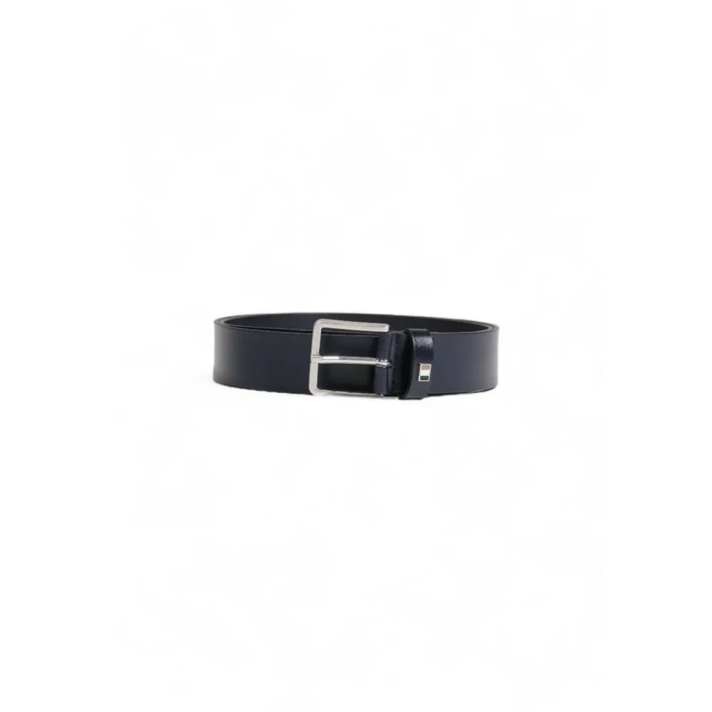 Hugo Boss Men's Blue Leather Belt