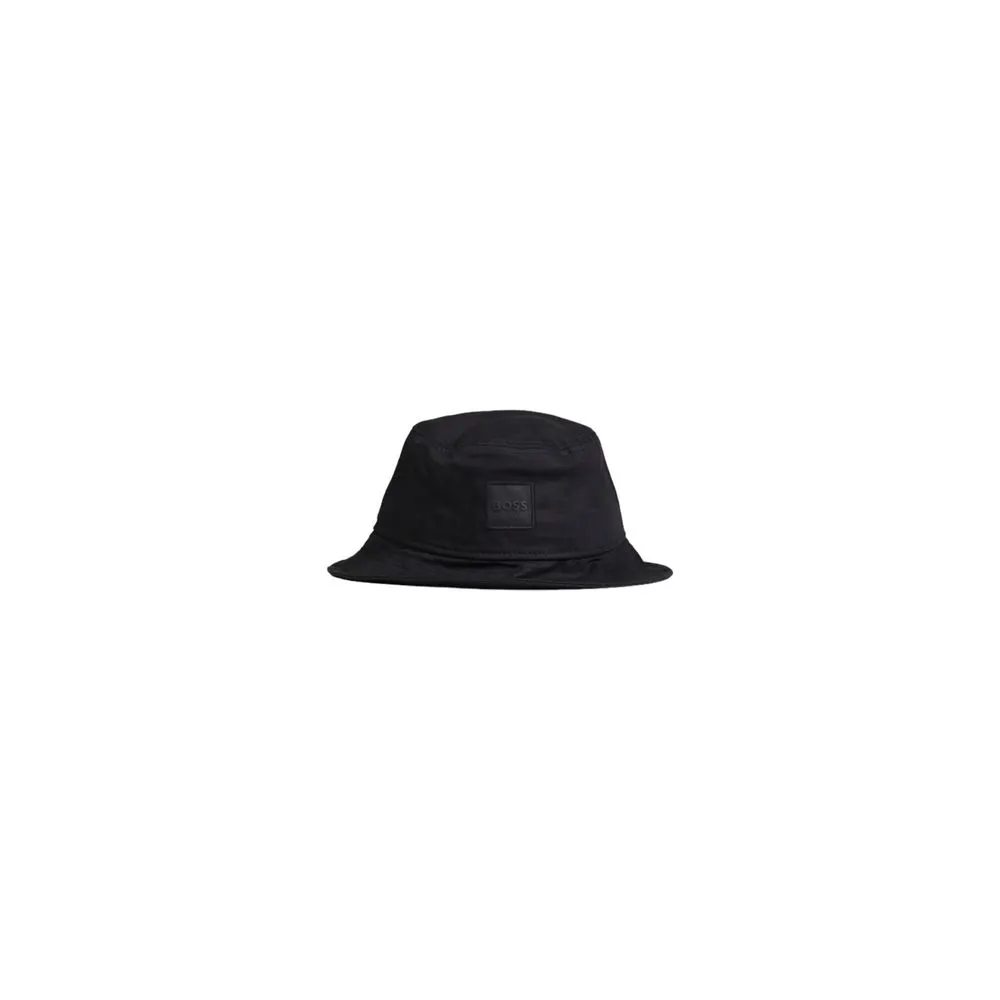 Hugo Boss Men's Black Cotton Hats & Cap