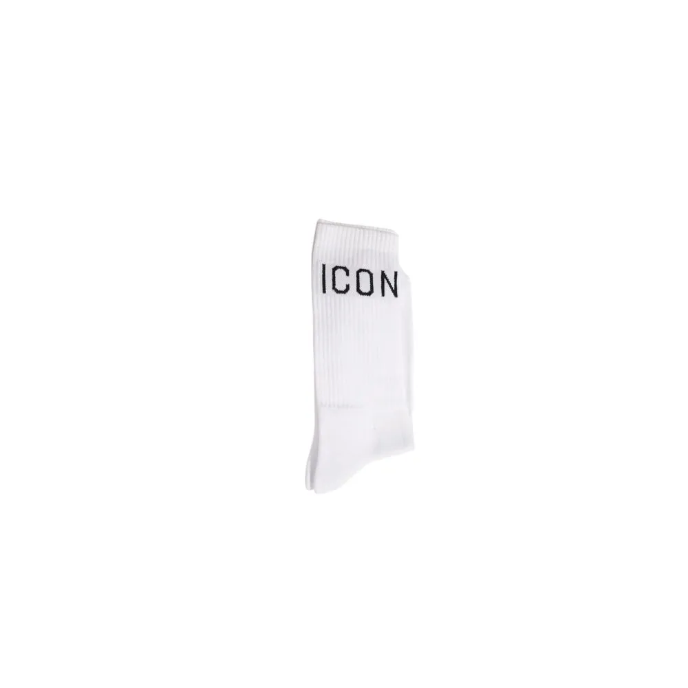 Icon Men's White Cotton Sock
