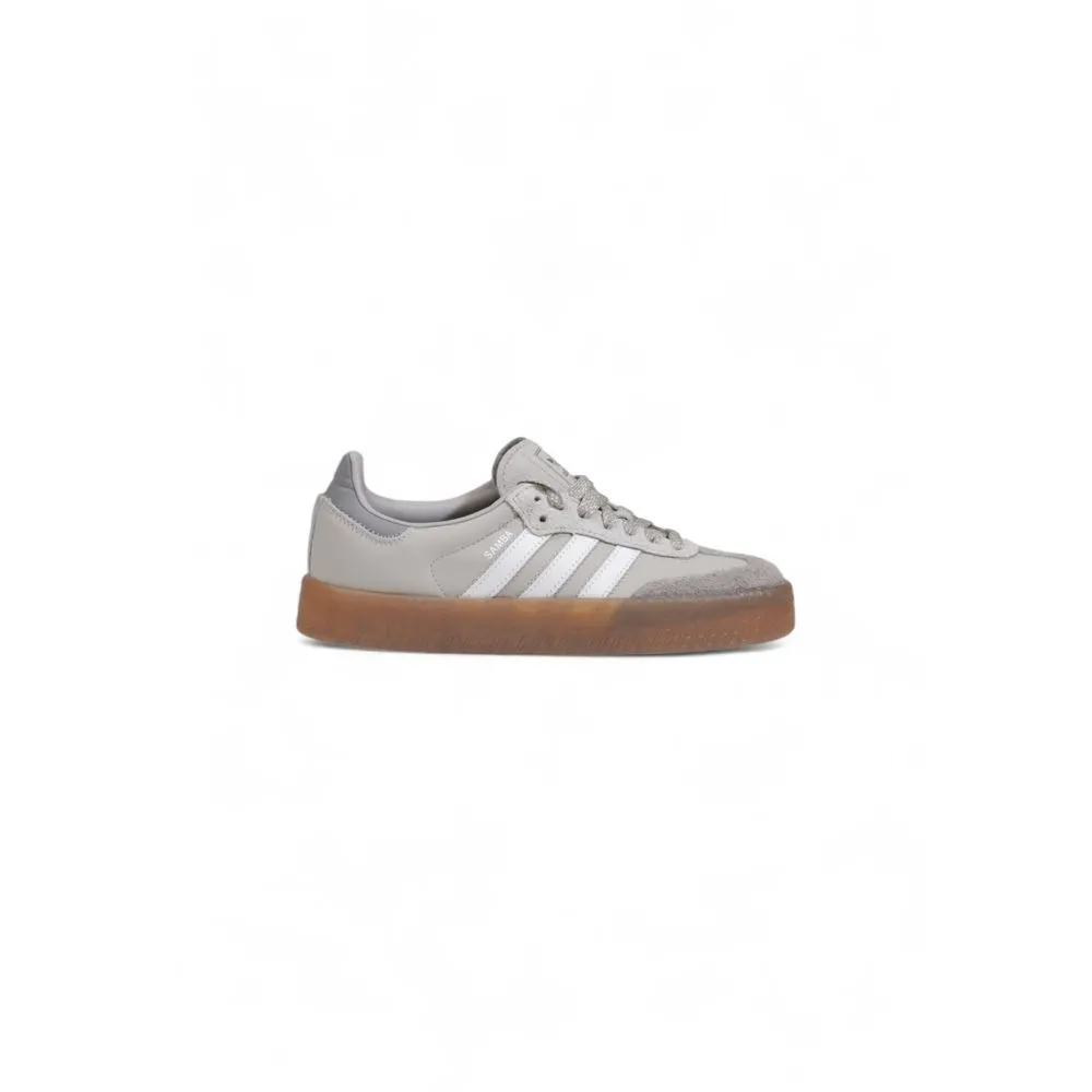 Adidas Women's Gray Suede Sneaker
