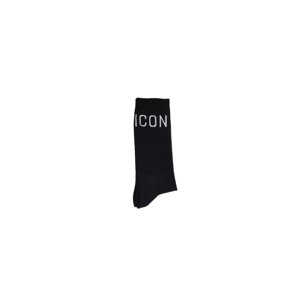 Icon Men's Black Cotton Sock