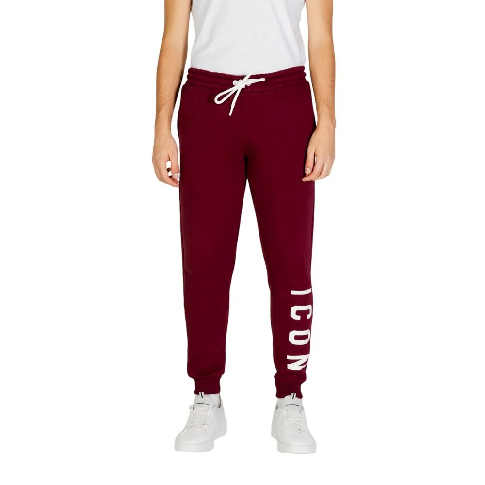 Icon Men's Bordeaux Cotton Jeans & Pant