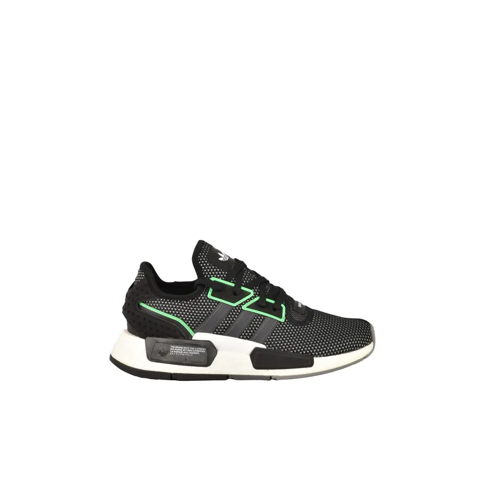 Adidas Men's Black Rubber Sneaker