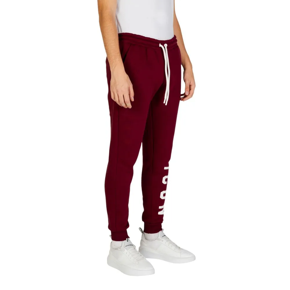 Icon Men's Bordeaux Cotton Jeans & Pant