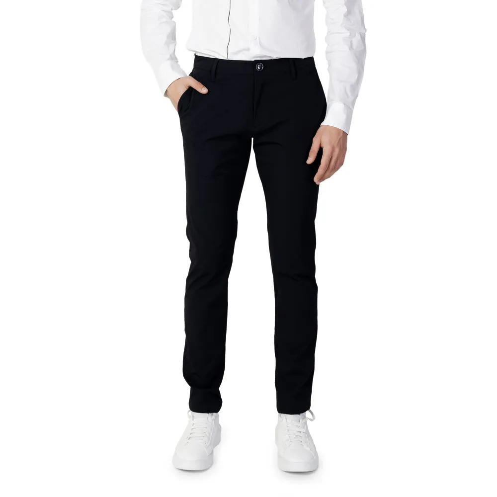 Armani Exchange Men's Blue Cotton Jeans & Pant