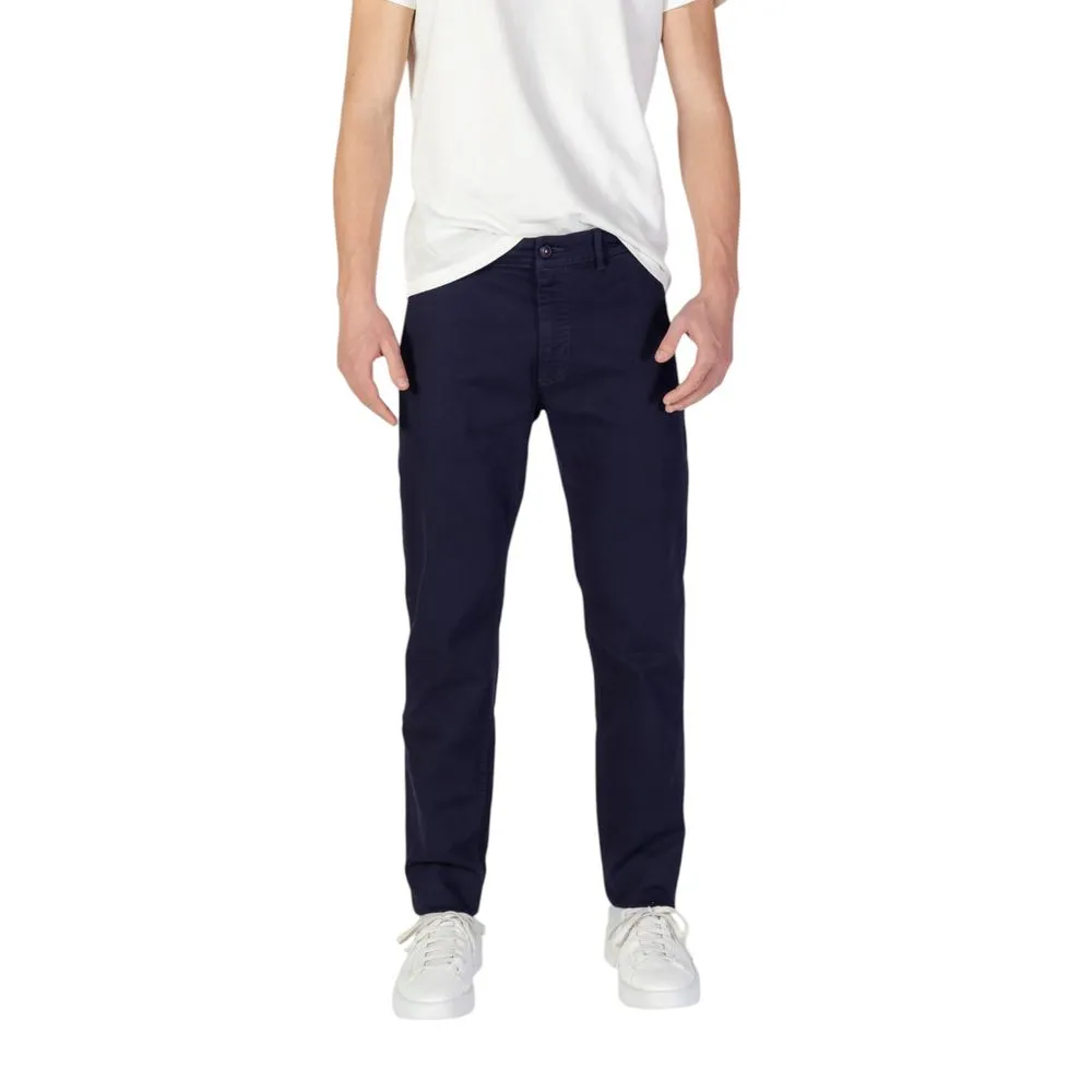 Hugo Boss Men's Blue Cotton Jeans & Pant