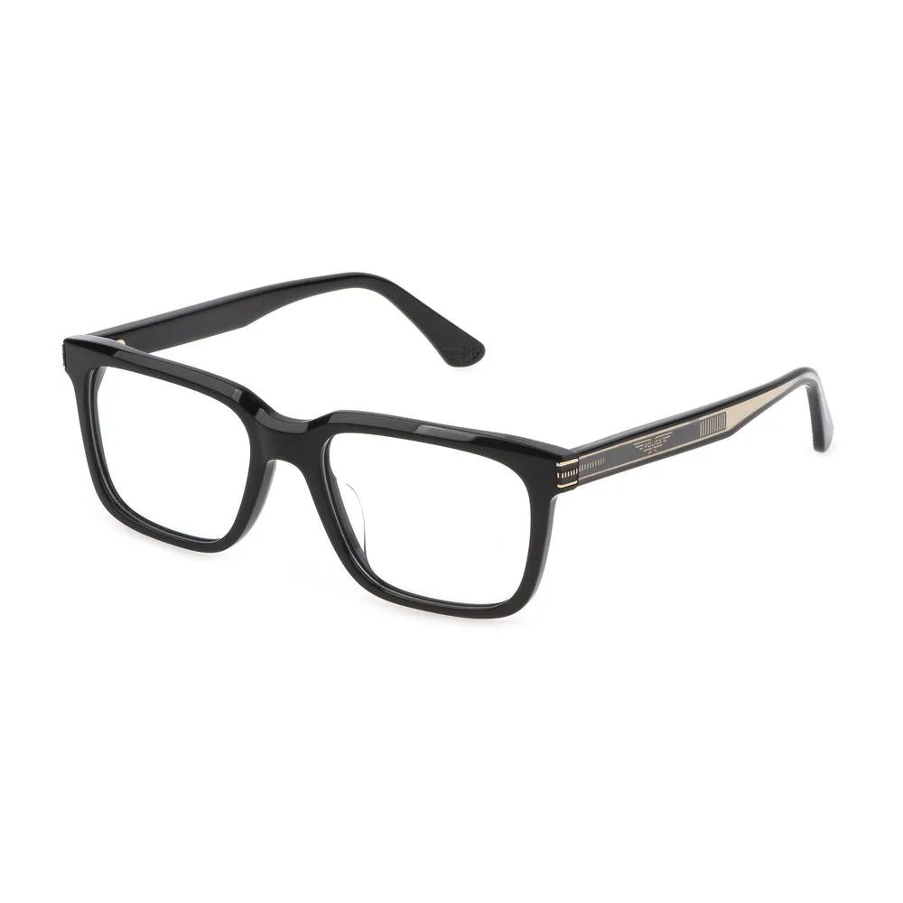 Police Men's Black Plastic Frames