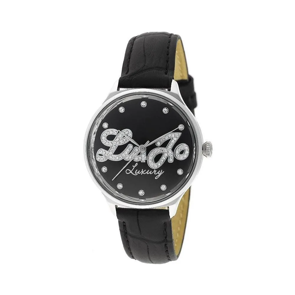 Liu Jo Women's Black Leather Watch