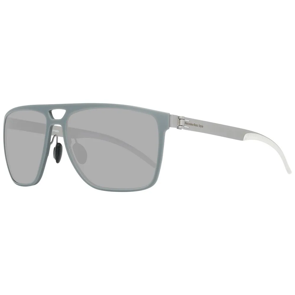 Mercedes Benz Men's Gray Metal Sunglasses