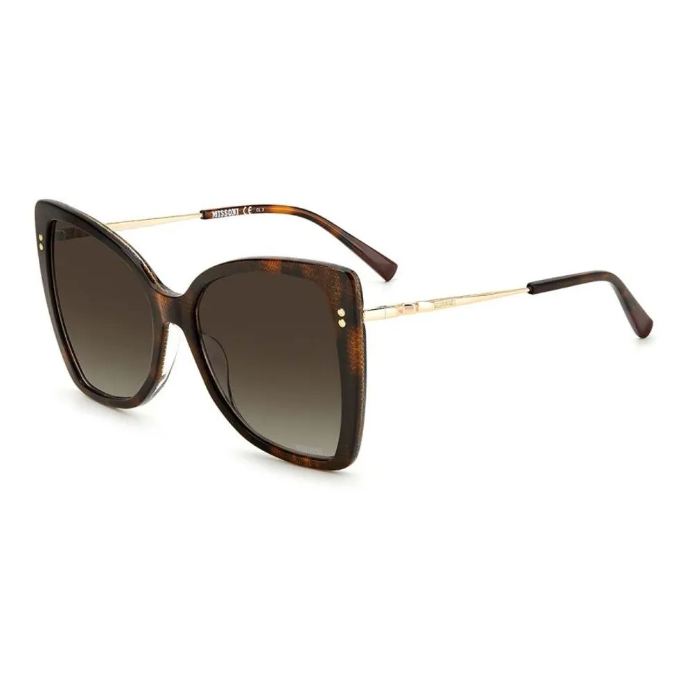Missoni Women's Brown Plastic/Plastic Sunglasses
