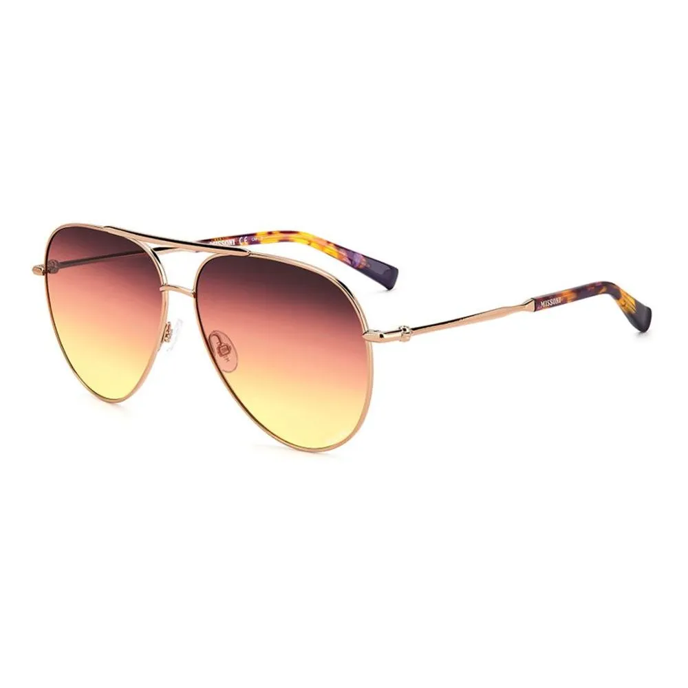 Missoni Women's Gold Metal Sunglasses
