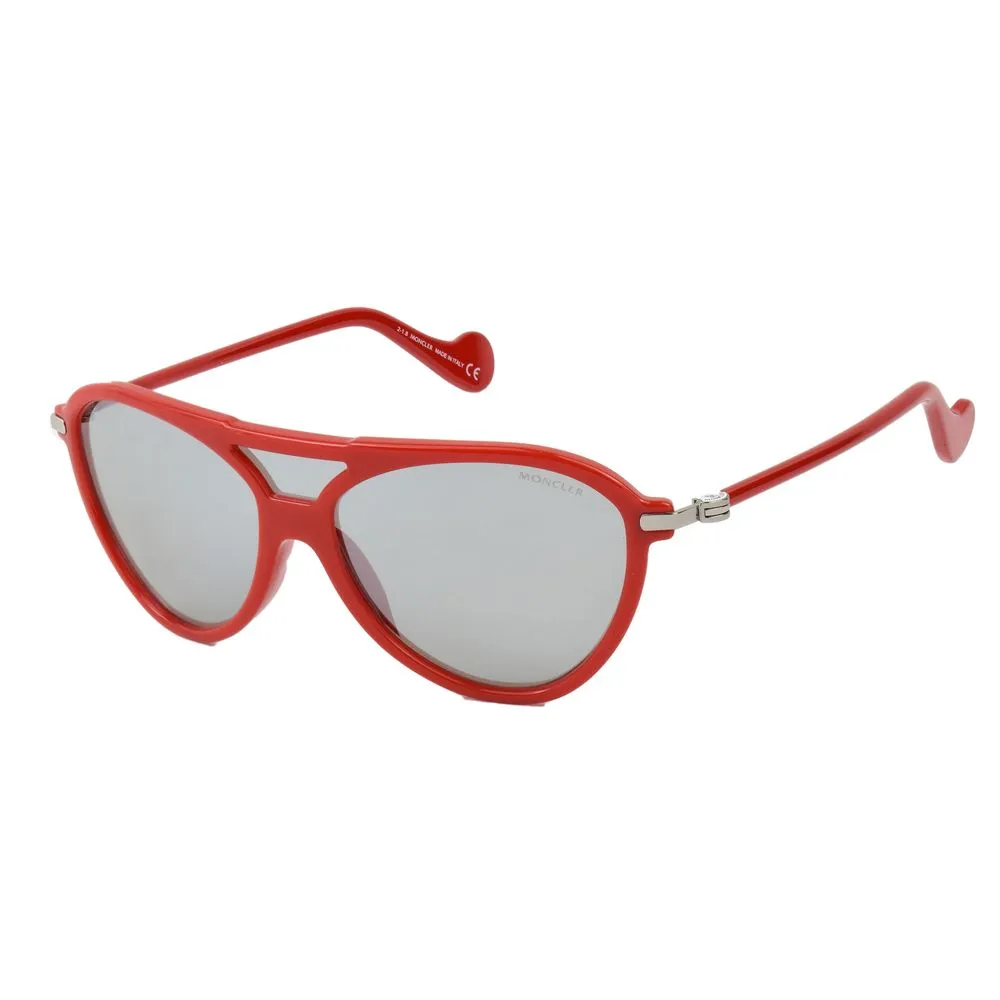 Moncler Unisex Red Injected Sunglasses