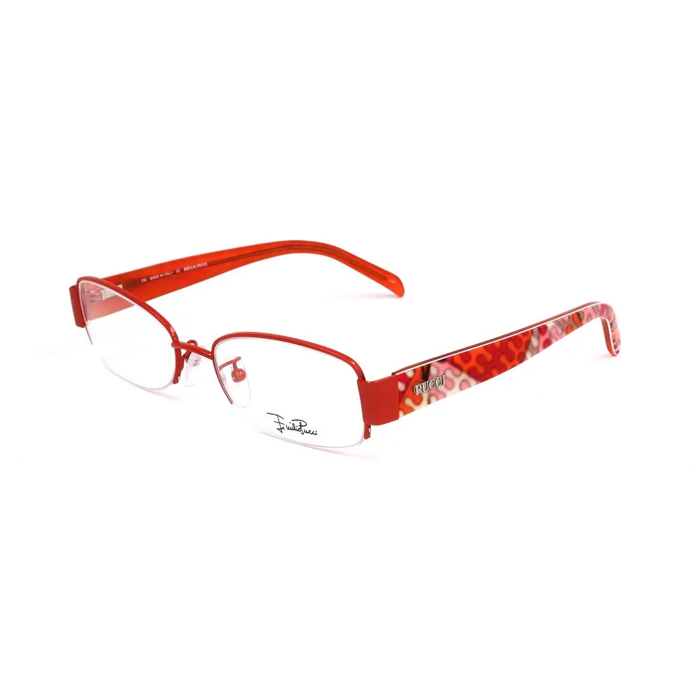 Emilio Pucci Women's Orange Metal Frames