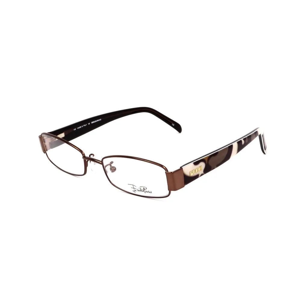 Emilio Pucci Women's Brown Metal Frames