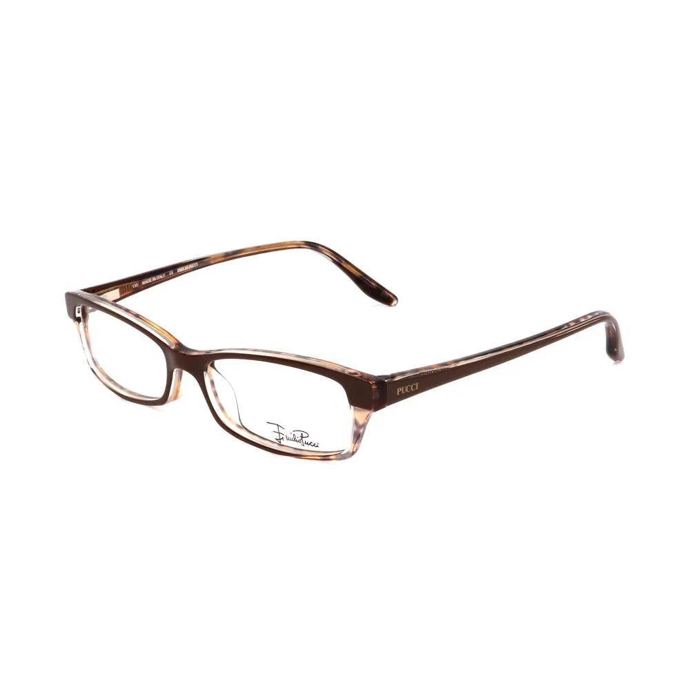 Emilio Pucci Women's Brown Plastic Frames