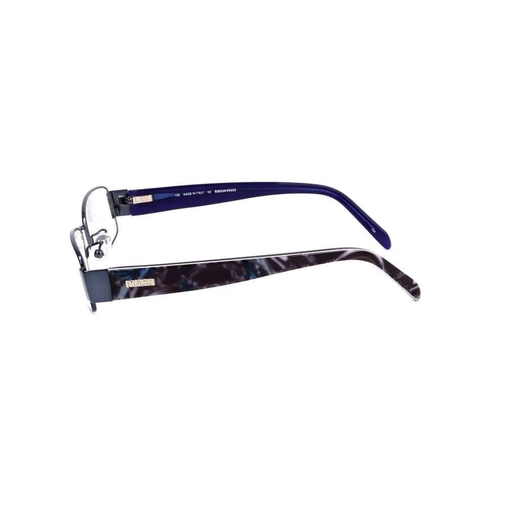 Emilio Pucci Women's Blue Metal Frames