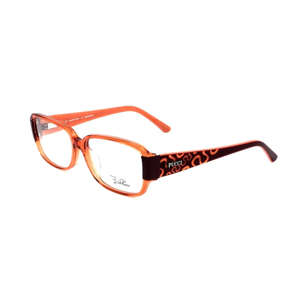 Emilio Pucci Women's Orange Plastic Frames
