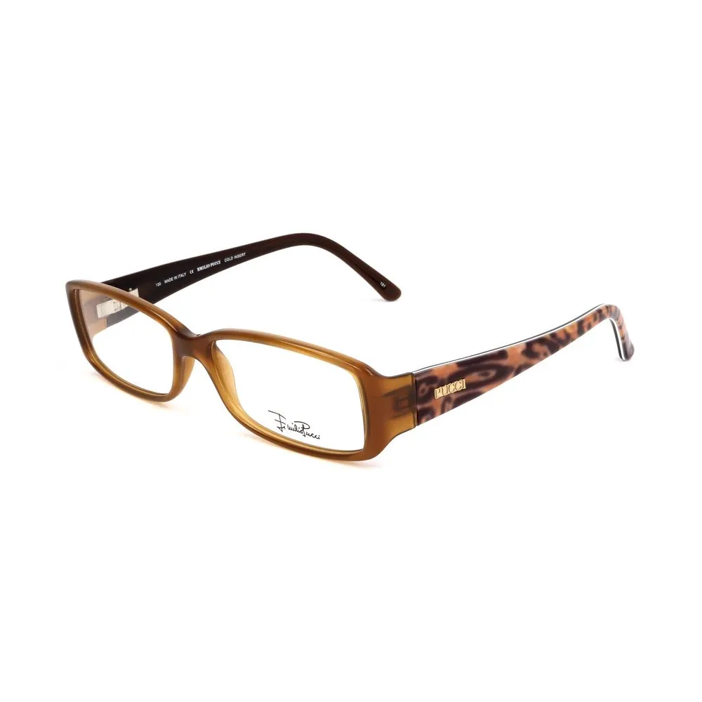Emilio Pucci Women's Brown Plastic Frames