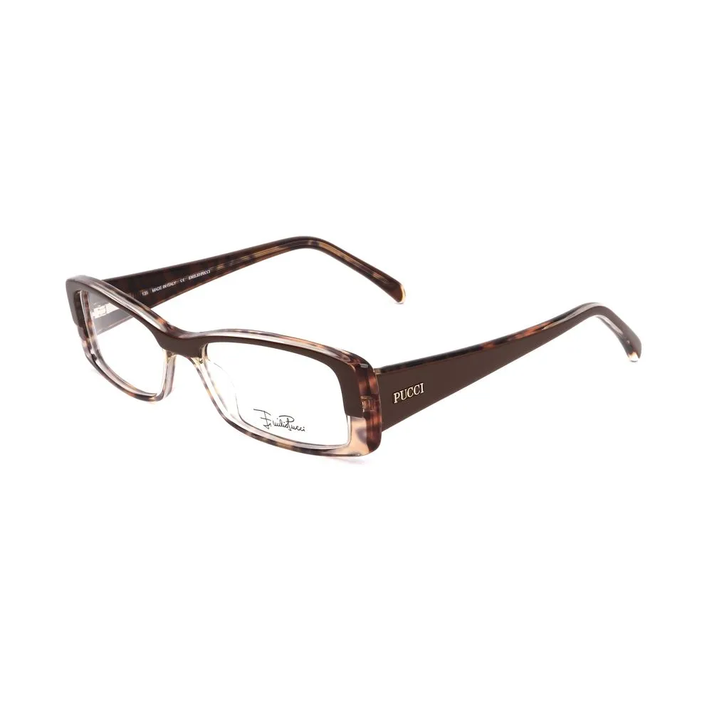 Emilio Pucci Women's Brown Plastic Frames