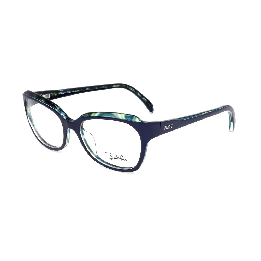 Emilio Pucci Women's Blue Plastic Frames