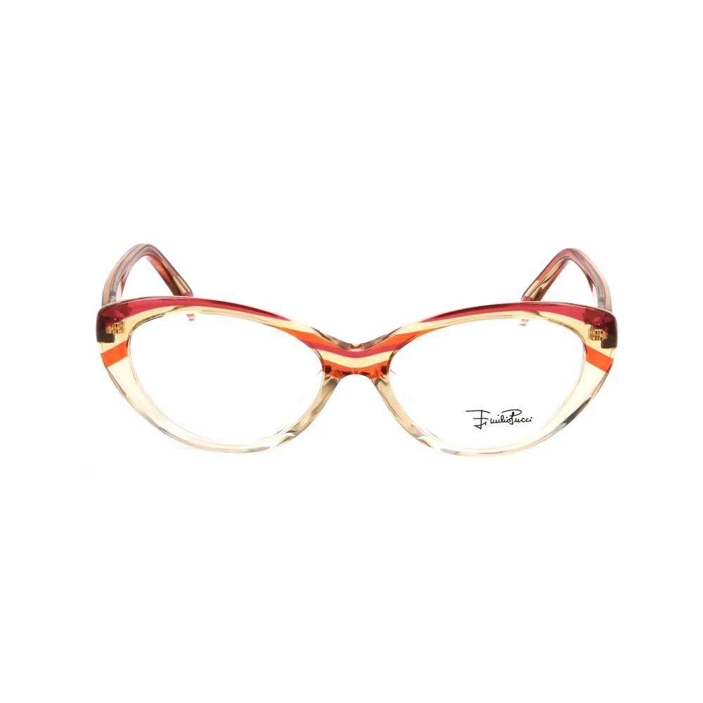 Emilio Pucci Women's Red Plastic Frames